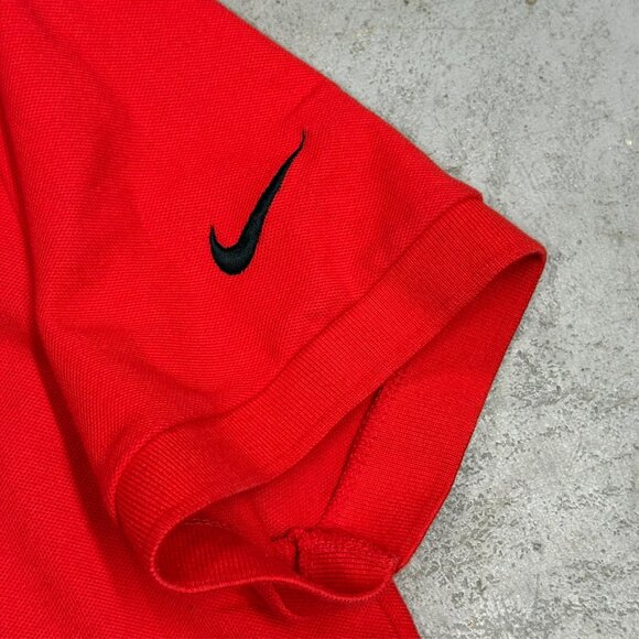 Nike Polo Shirt Ohio State Buckeyes NCAA College Sports Red Large - Picture 5 of 8